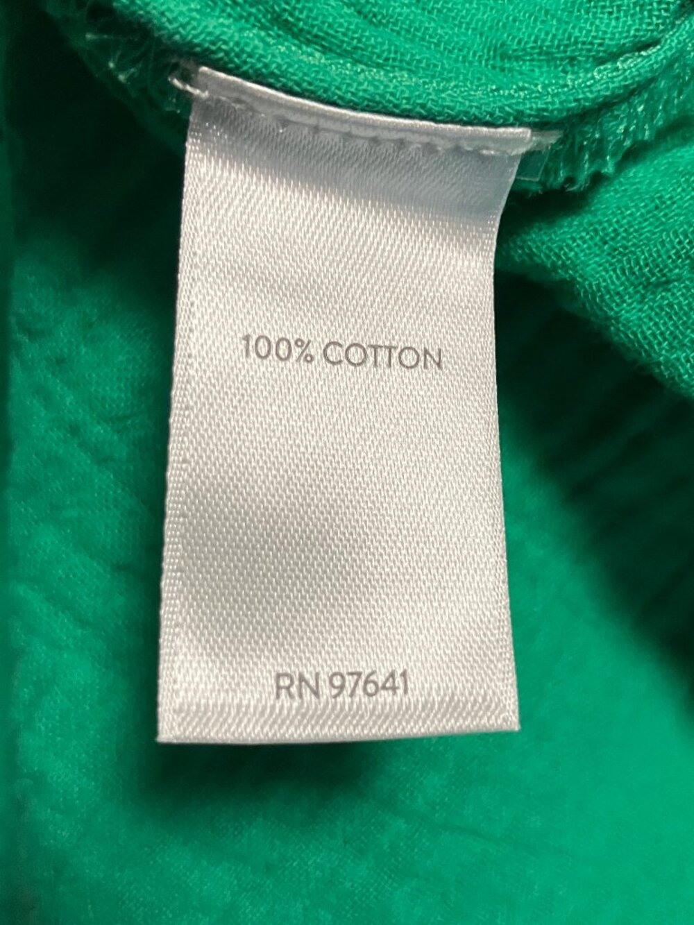 J. Jill Cotton Gauze Green Tunic Blouse, Size 4X, Button Down Shirt - Picture 4 of 5